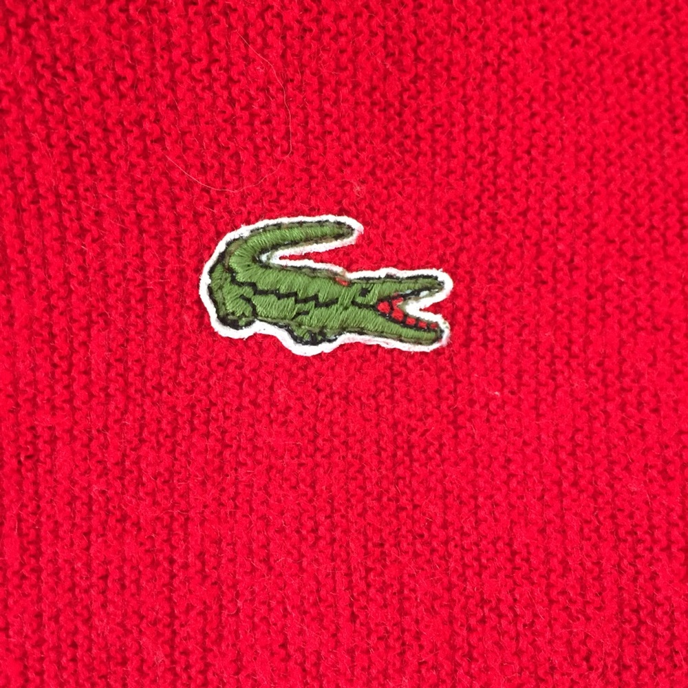 Vintage Lacoste v neck sweater